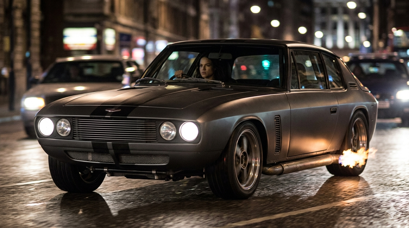 Letty's Jensen Interceptor